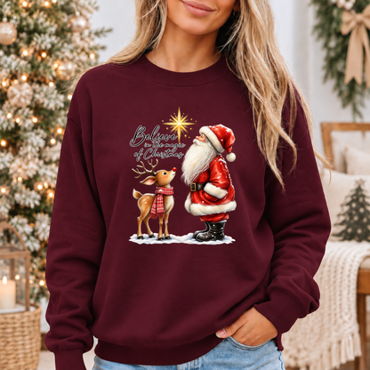 Believe in the Magic of Christmas 🎅🦌✨ Cosy Christmas Sweatshirt
