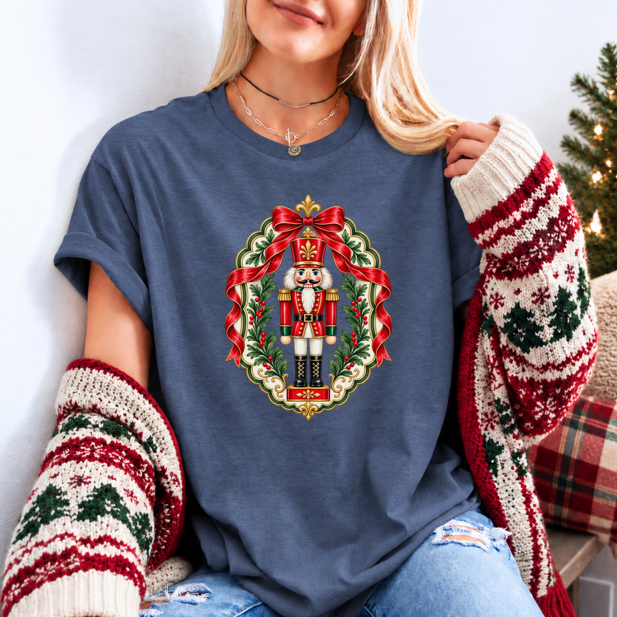 ❤️ The Royal Christmas Nutcracker Organic Cotton Christmas T-Shirt