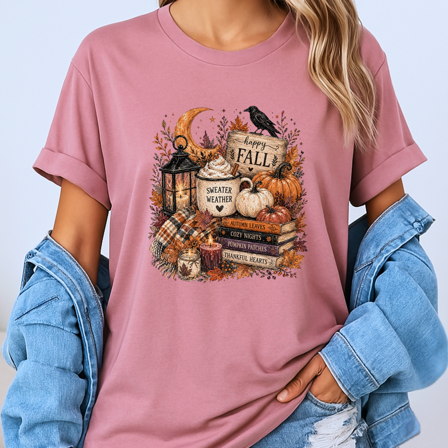 🍂🎃 Happy Fall Sweater Weather T-Shirt 🎃🍂