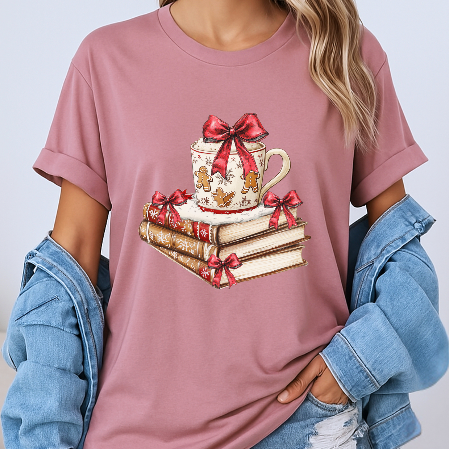 🍪📖 Gingerbread & Stories ✨ 100% Organic Cotton T-Shirt