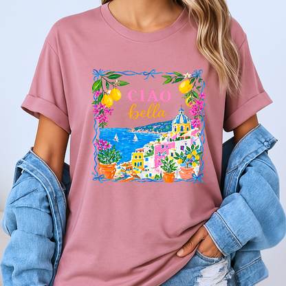 💙 Ciao Bella Seaside T-Shirt 🍋🌊