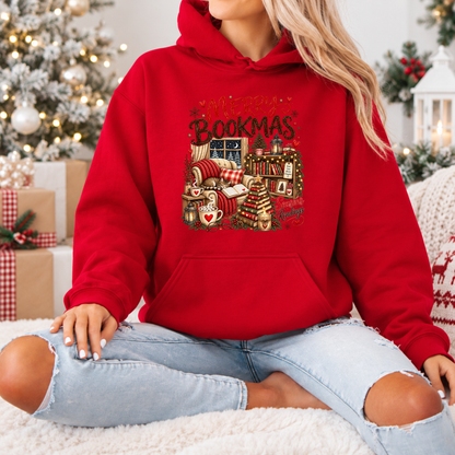 Merry Bookmax & Cosy Chapters 🎄📚  Premium Christmas Hoodie