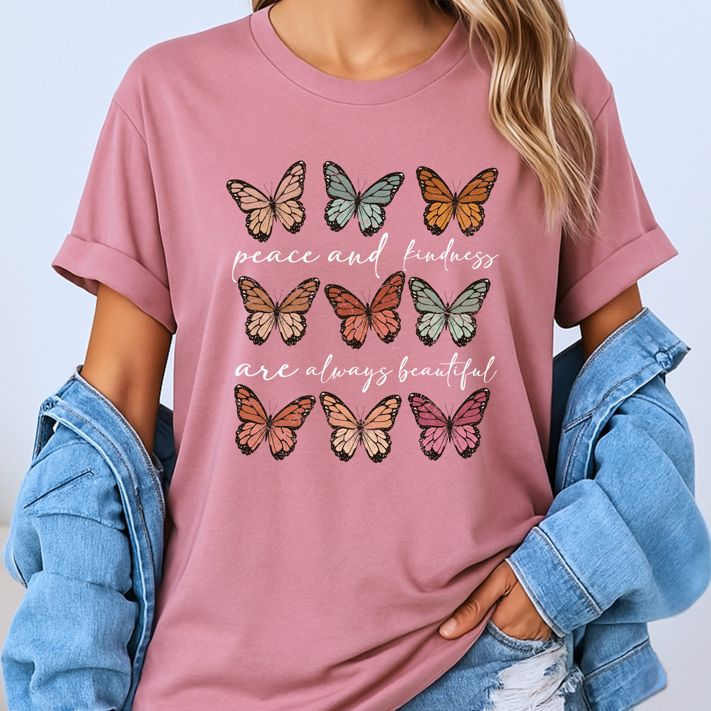 Peace and Kindness Are Always Beautiful T-Shirt 🌸
