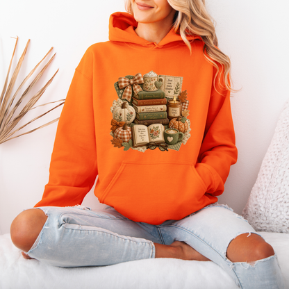 🍂📚 Autumn Stories & Cozy Chapters Hoodie 🎃☕