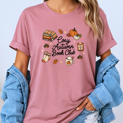 Cosy Autumn Book Club T-Shirt 📚🍂