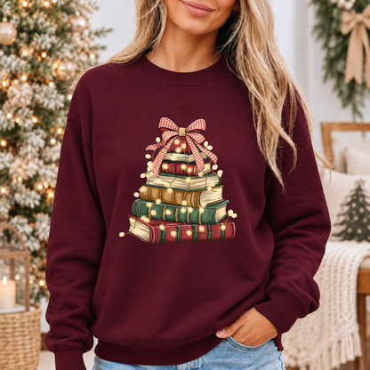 A Very Bookish Christmas 🎄📚 Cosy Christmas Sweatshirt