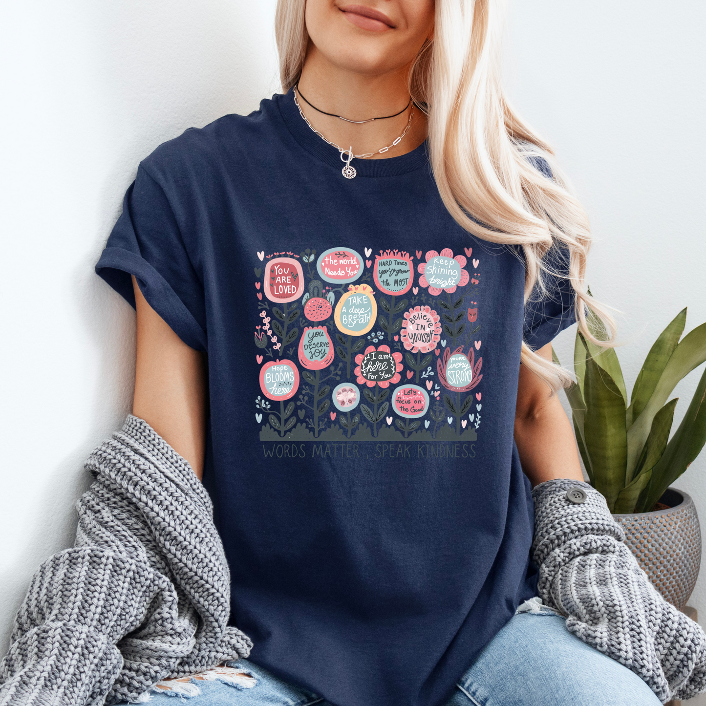 Words Matter T-shirt 100% Organic Cotton