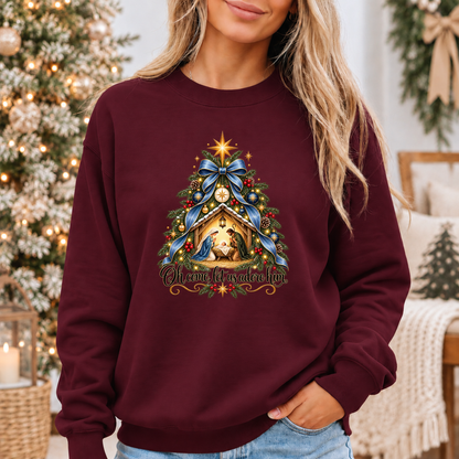 The Miracle of Christmas 🌟  Cosy Christmas Sweatshirt