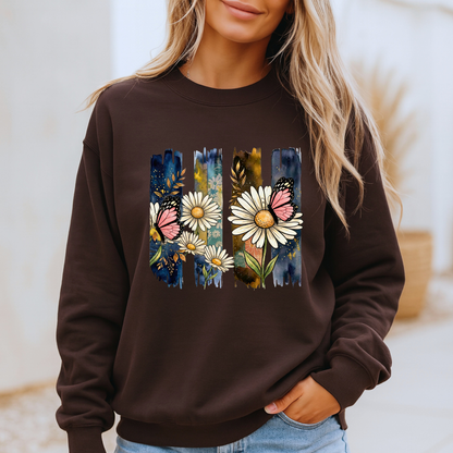 Midnight Daisy Butterfly 🌙🦋 Sweatshirt