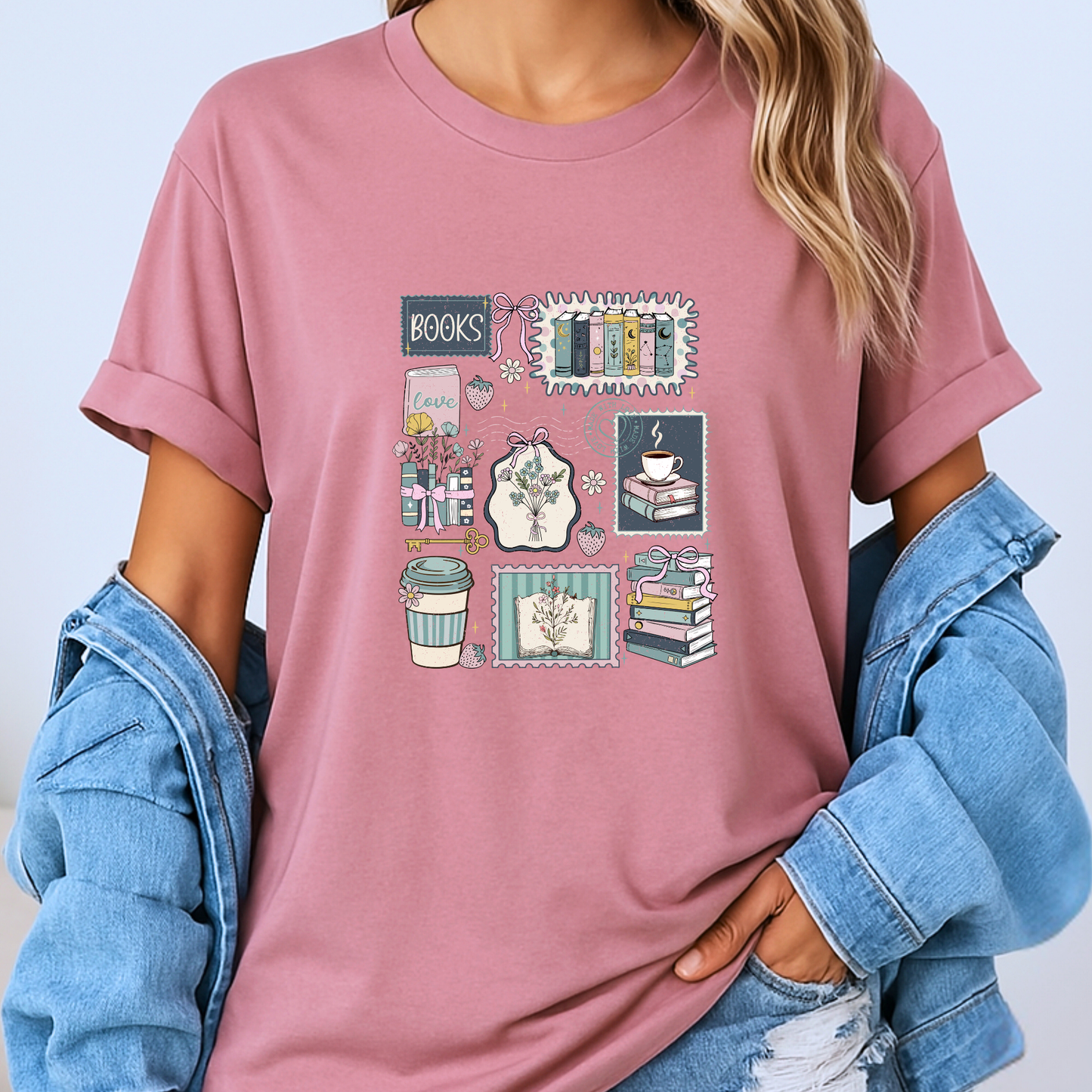 Bookish Cozy Life T-Shirt ☕📖🌿