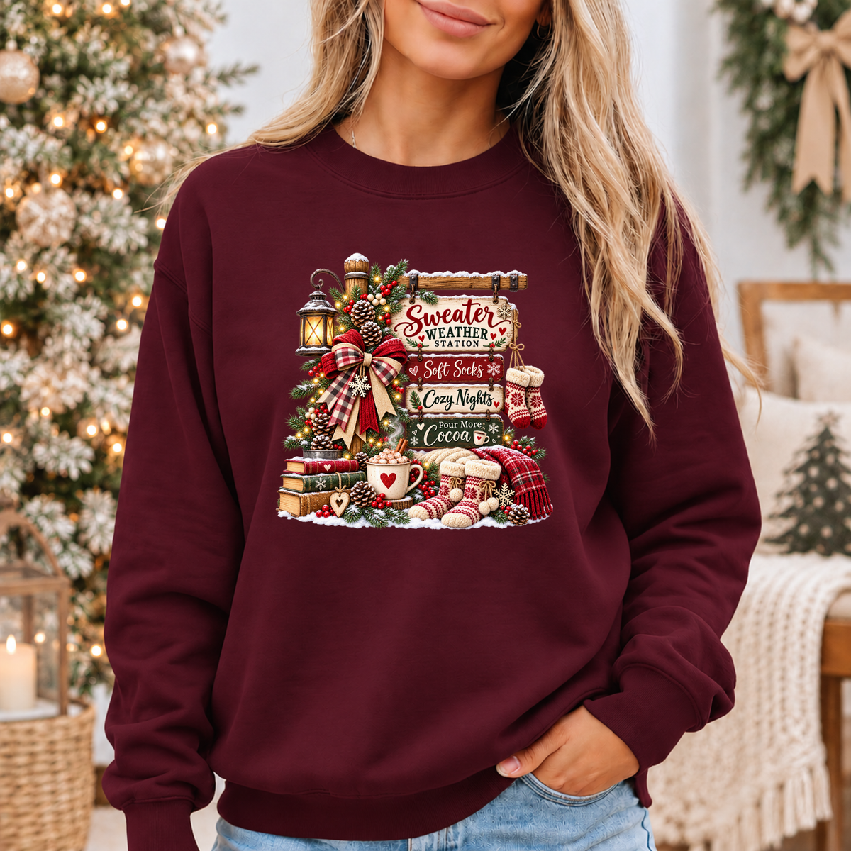 The Cosy Christmas Corner 🎄☕❤️ Cosy Christmas Sweatshirt