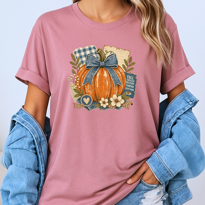 Fall Sweater Weather Pumpkin T-Shirt 🎃🍂