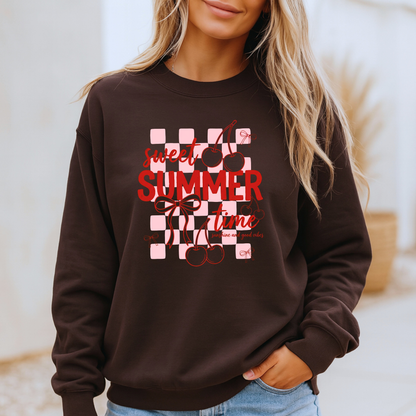 🍒 Sweet Summer Cherries Sweatshirt 🎀☀️