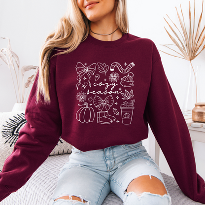Cozy Season Organic Cotton Crewneck Sweatshirt