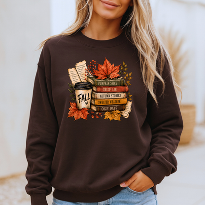 🍂 Autumn Stories Bookish Sweatshirt 📚