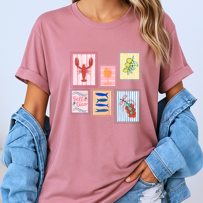 🍋🇮🇹 Amalfi Coast Graphic Tee 🌊✨