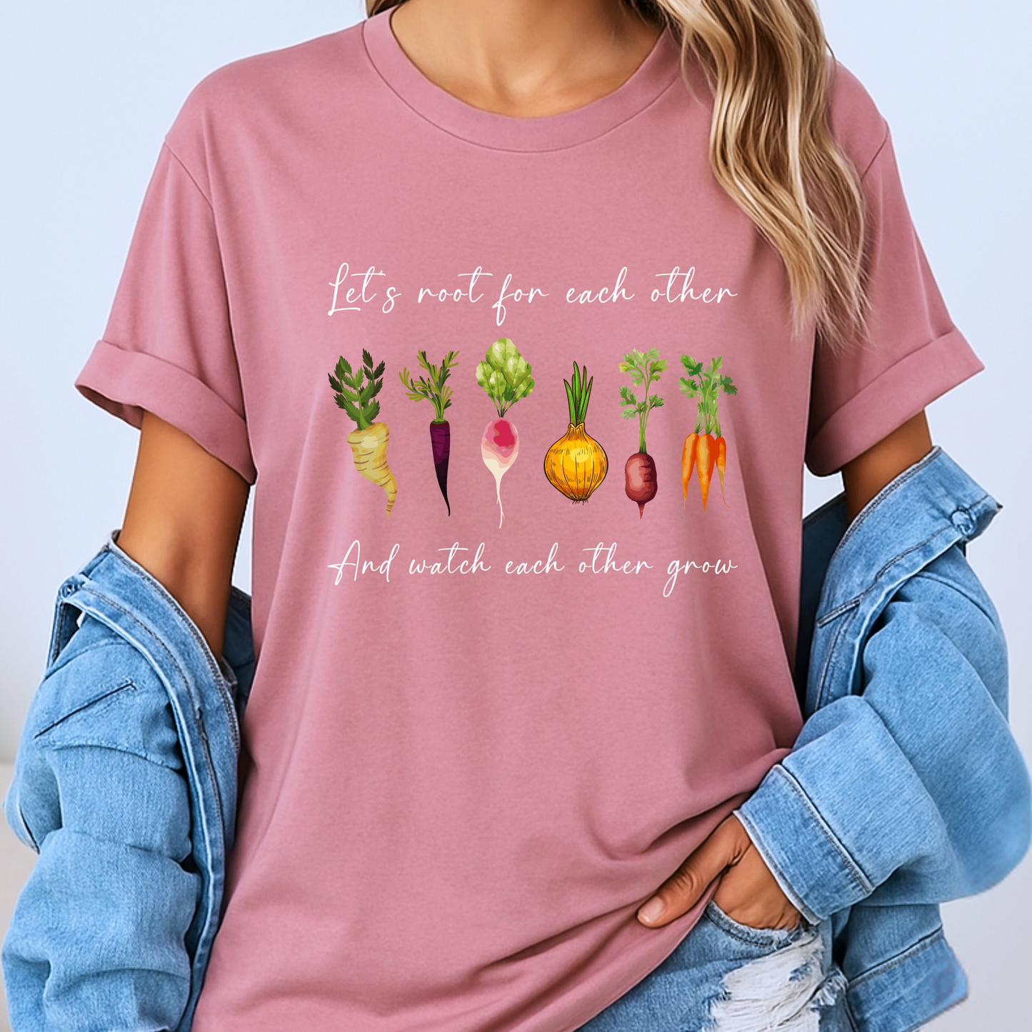 🌱🥕 Let's Root for Each Other T-Shirt