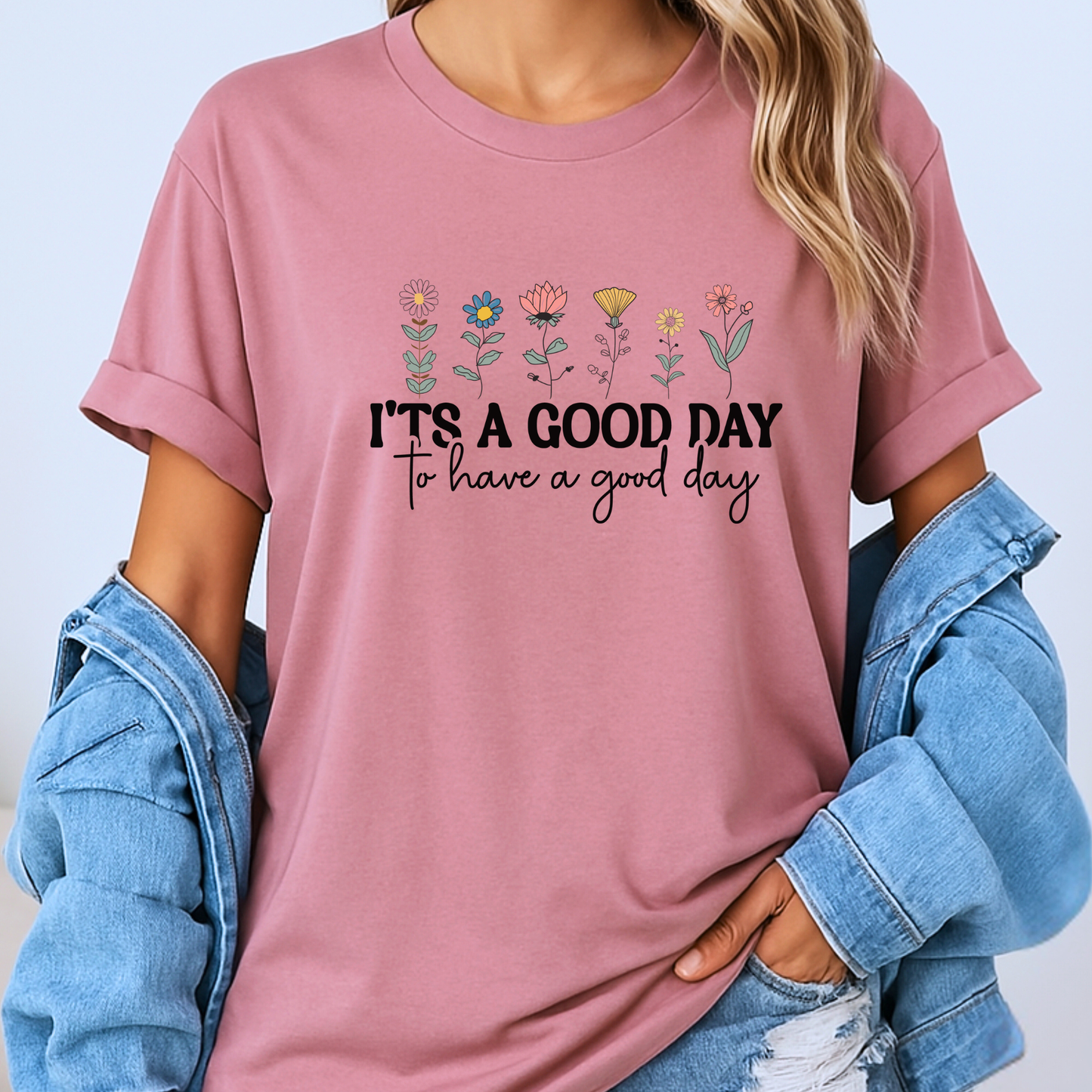 Good Day Wildflowers 🌼 t-shirt 100% Organic Cotton