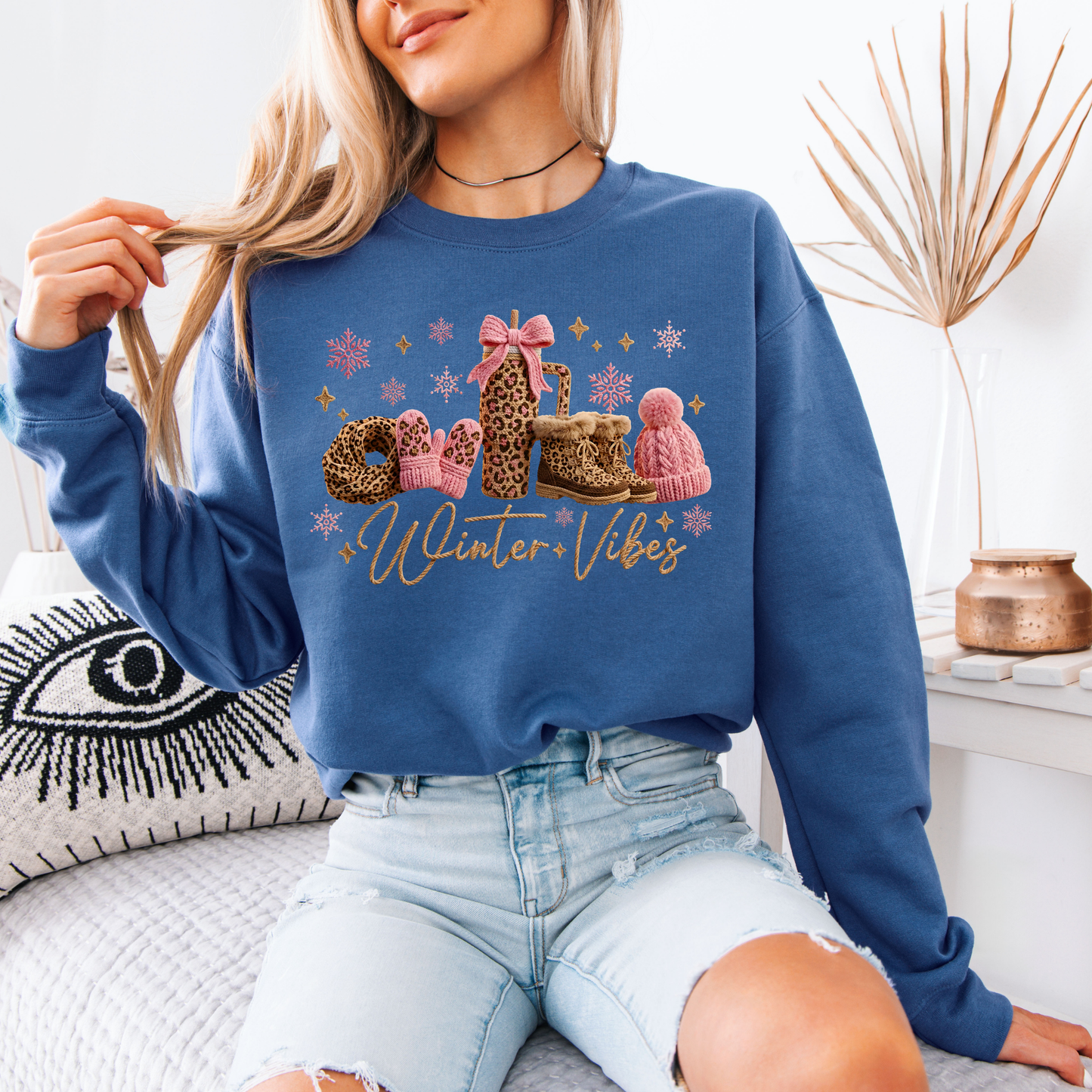 ❄️✨ Winter Vibes ✨❄️  Organic Cotton Sweatshirt