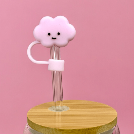Pink Cloud Straw Topper