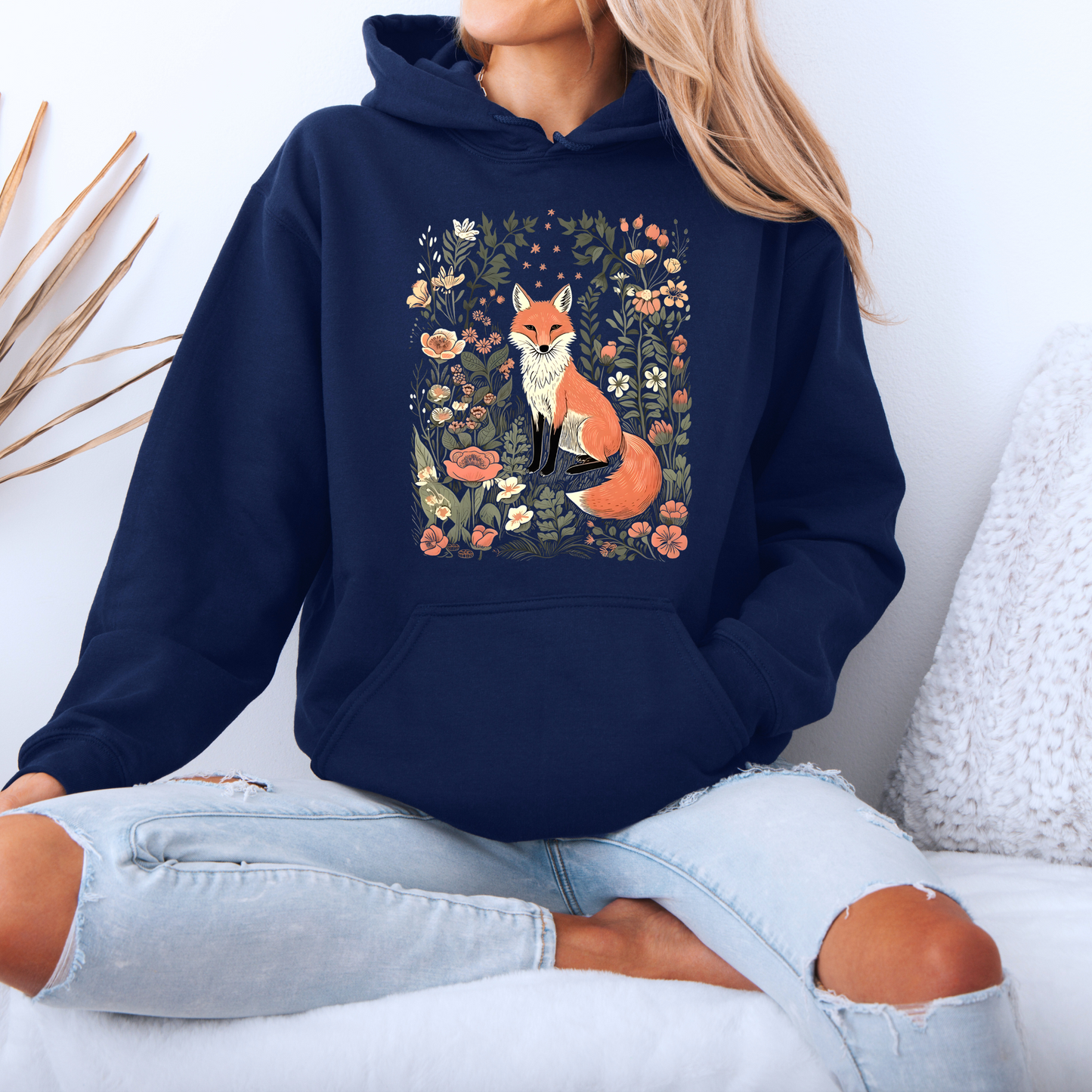 🦊🌼 Woodland Fox  Luxuriously Thick Hoodie✨
