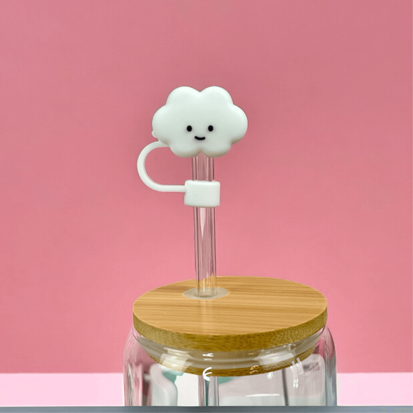 White Cloud Straw Topper