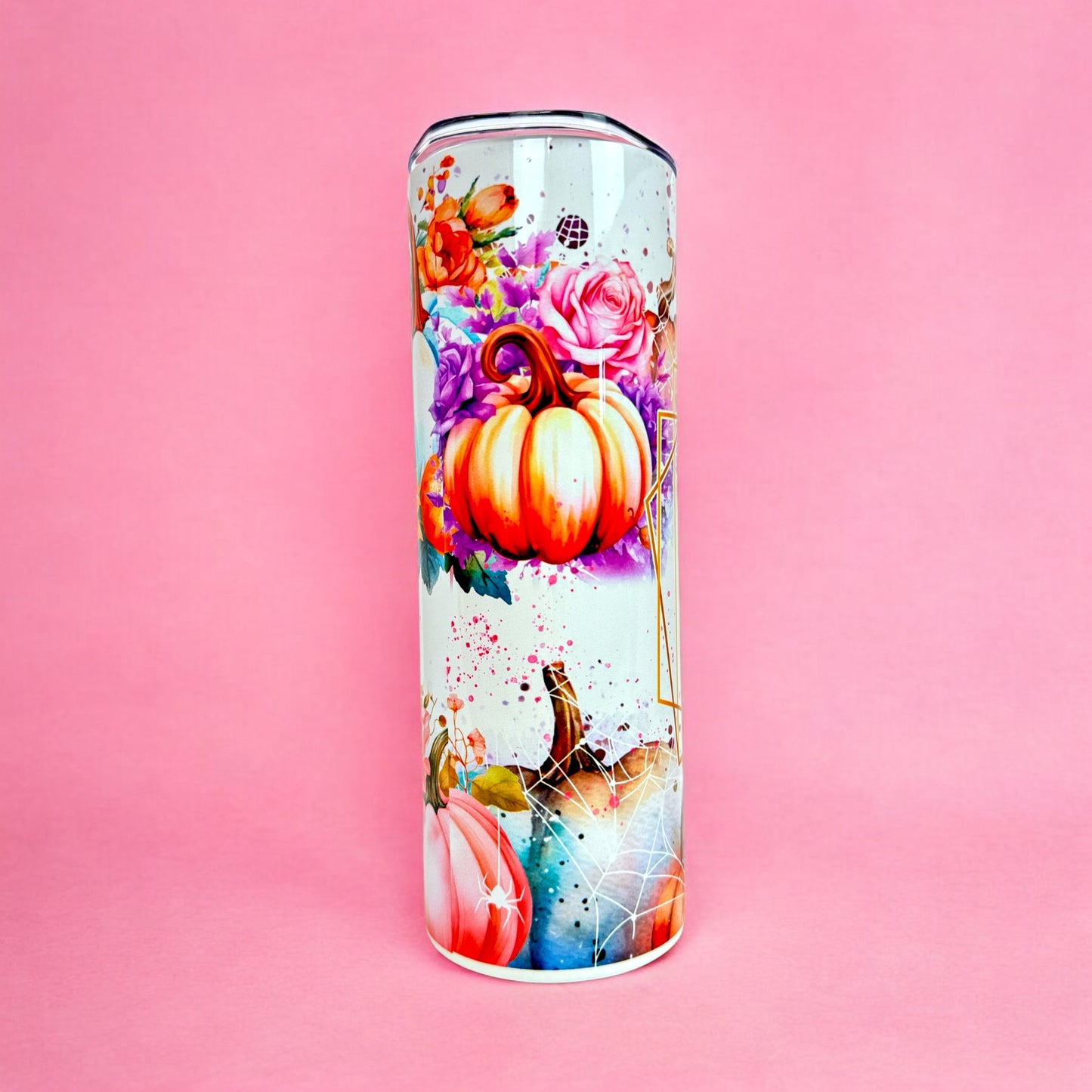 🍂 Flannels, Pumpkins & Bonfires – 20oz Tumbler 🎃✨
