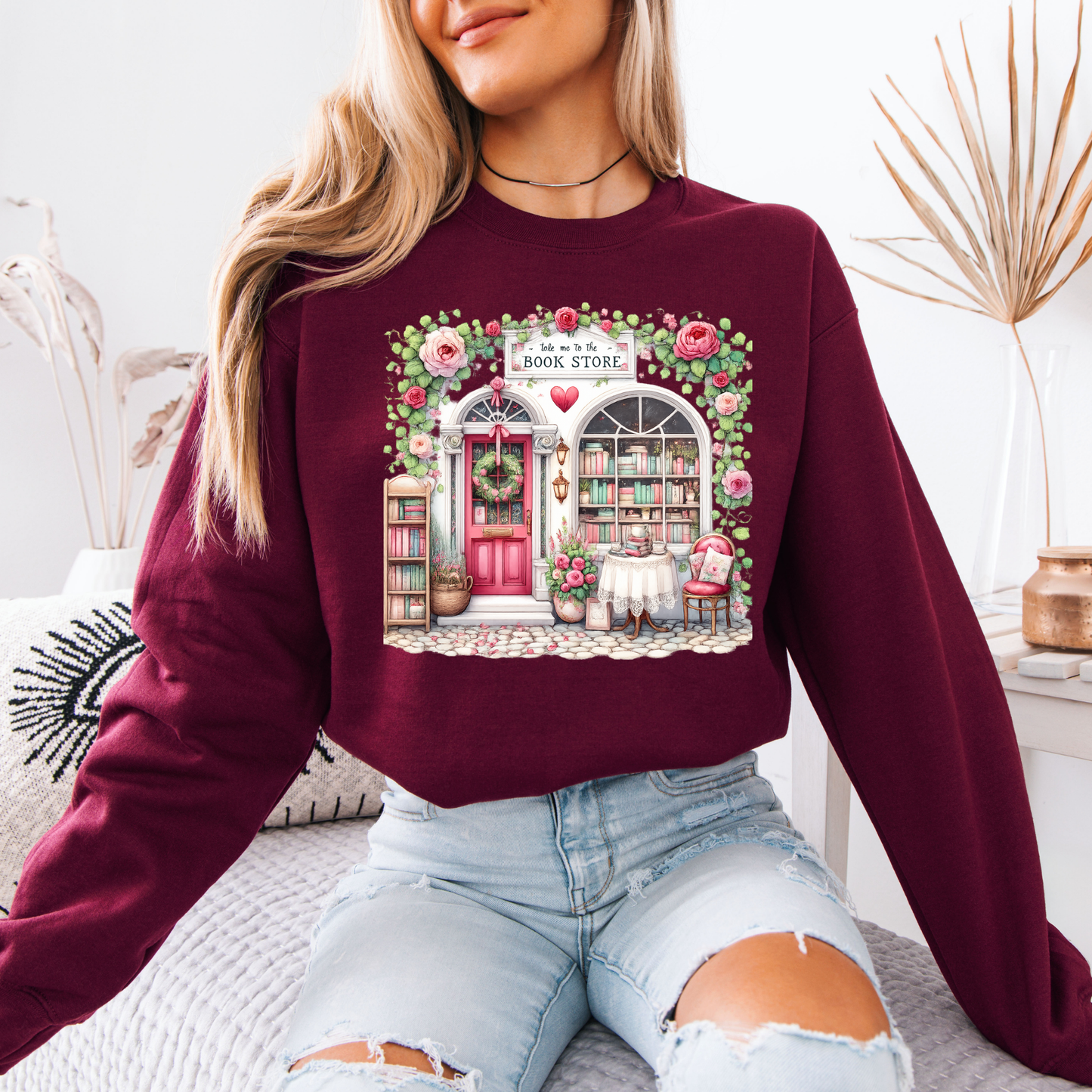 🏡📚 Welcome to the Bookstore
Organic Cotton Sweatshirt