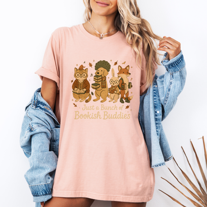 📚 Bookish Buddies Cozy Reader 100% Organic Cotton T-Shirt