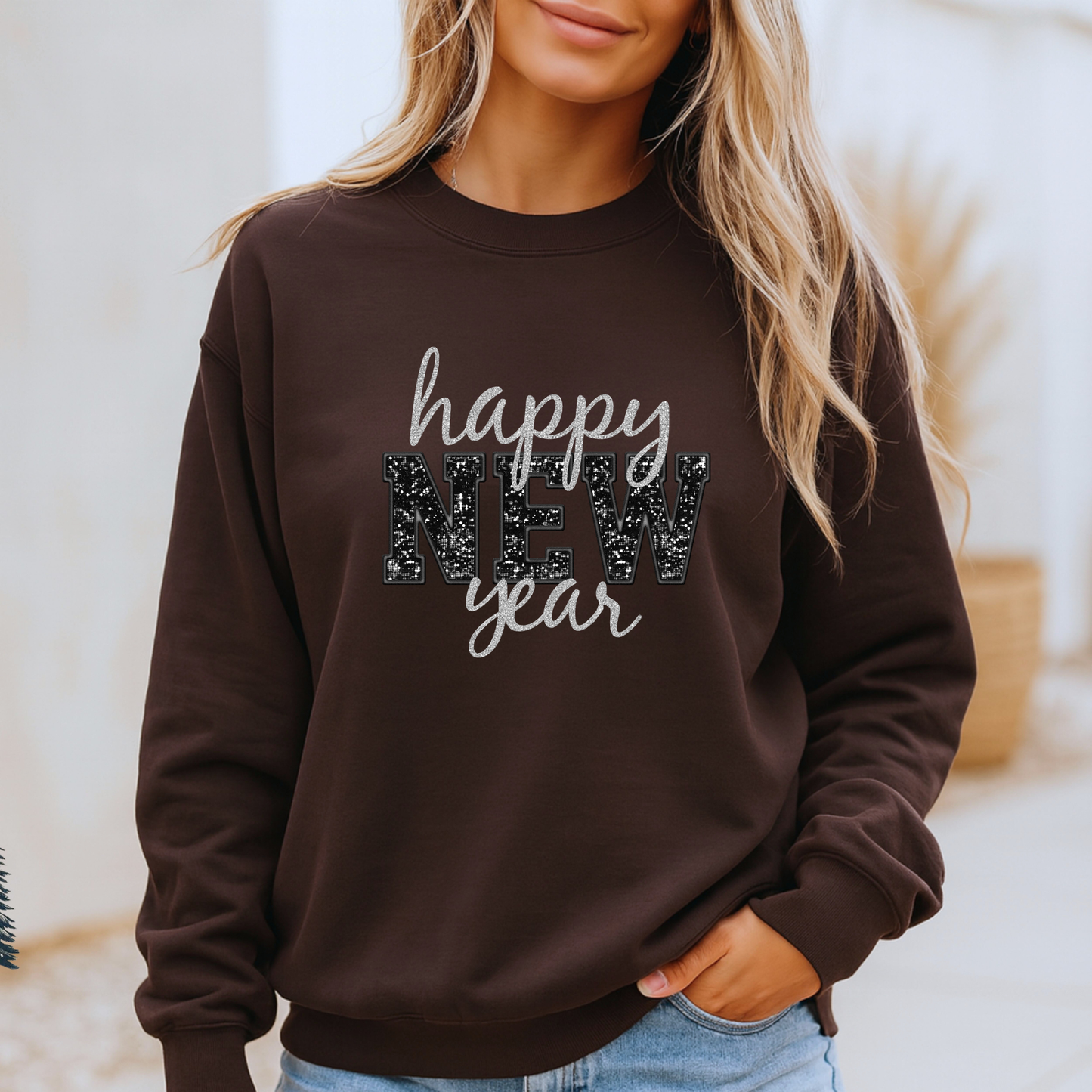 ✨ New Year Celebration 🎉 Organic Cotton Sweatshirt