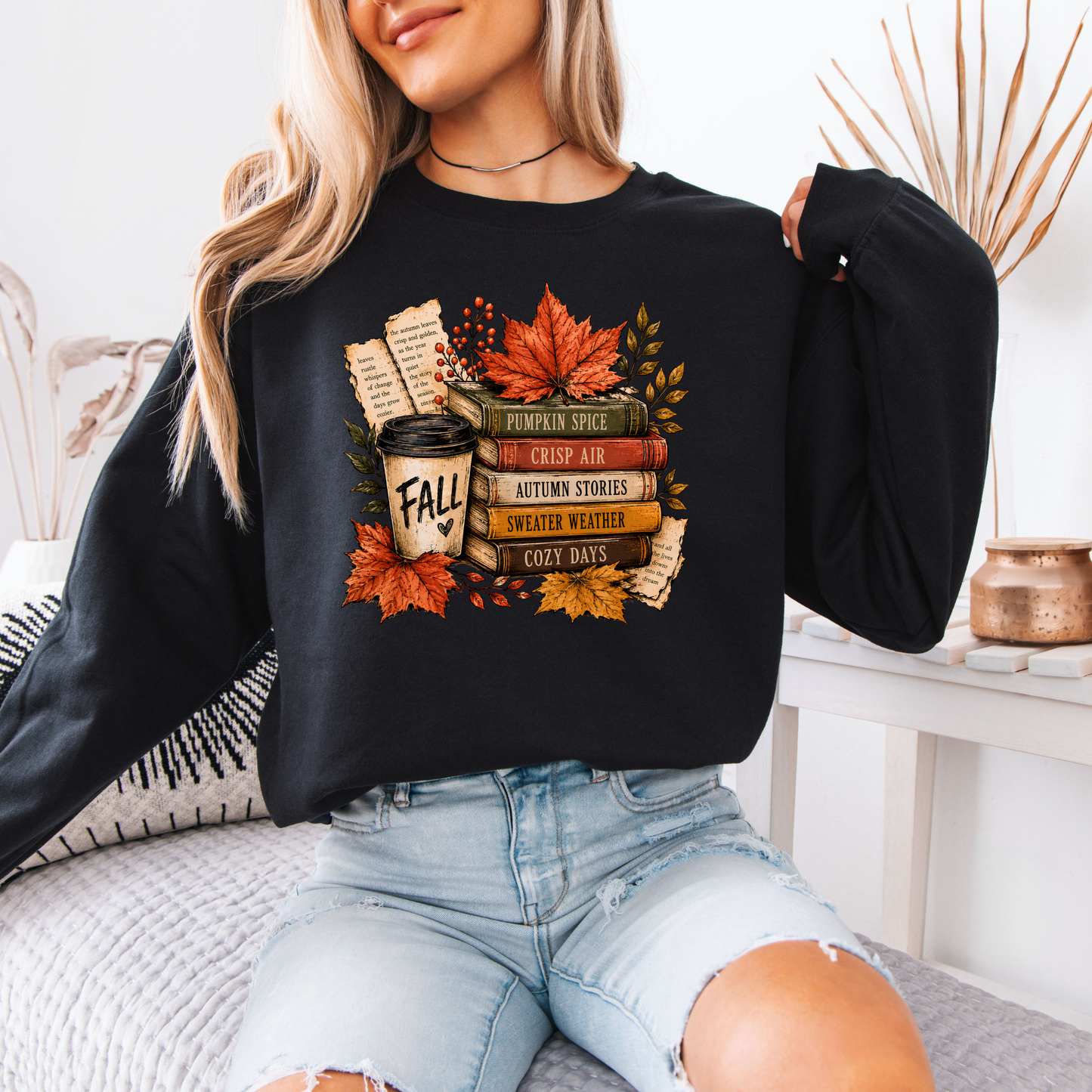 🍂 Autumn Stories Bookish Sweatshirt 📚