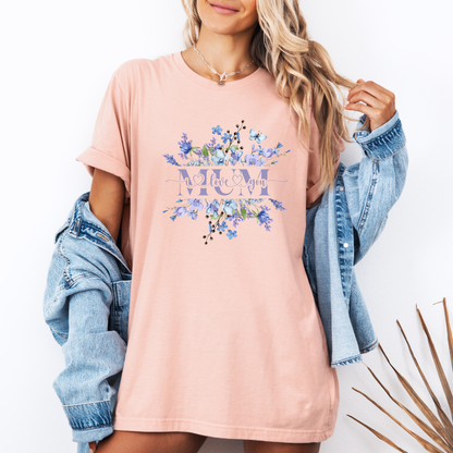 Mum I Love You Floral Heart T-shirt  💐💙