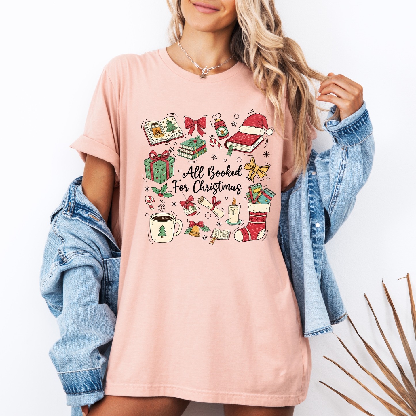 📚✨ Bookish Christmas ✨📚 100% Organic Cotton T-Shirt 📚✨