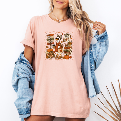 Hello Fall Goose T-Shirt 🍂🪿