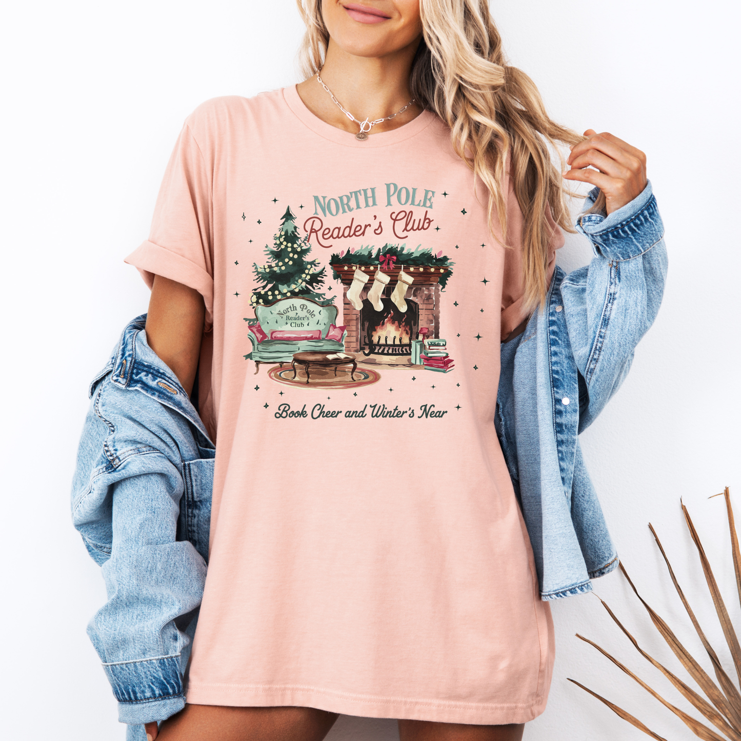📚❄️ North Pole Reader’s Club ❄️📚  100% Organic Cotton T-Shirt