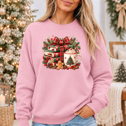 Festive Christmas Book Nook ✨🎅 Cosy Christmas Sweatshirt