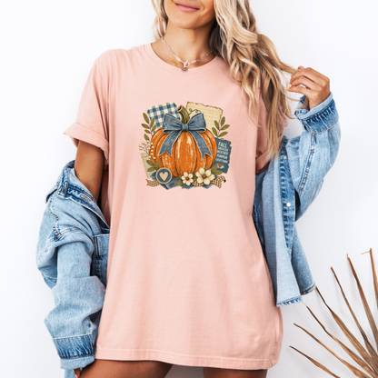 Fall Sweater Weather Pumpkin T-Shirt 🎃🍂