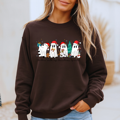👻 Ghostmas Crew 🎄 Organic Cotton Sweatshirt