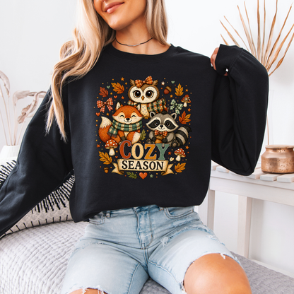 🍂☕ Cozy Season Friends Soft Sweatshirt 🎃✨
