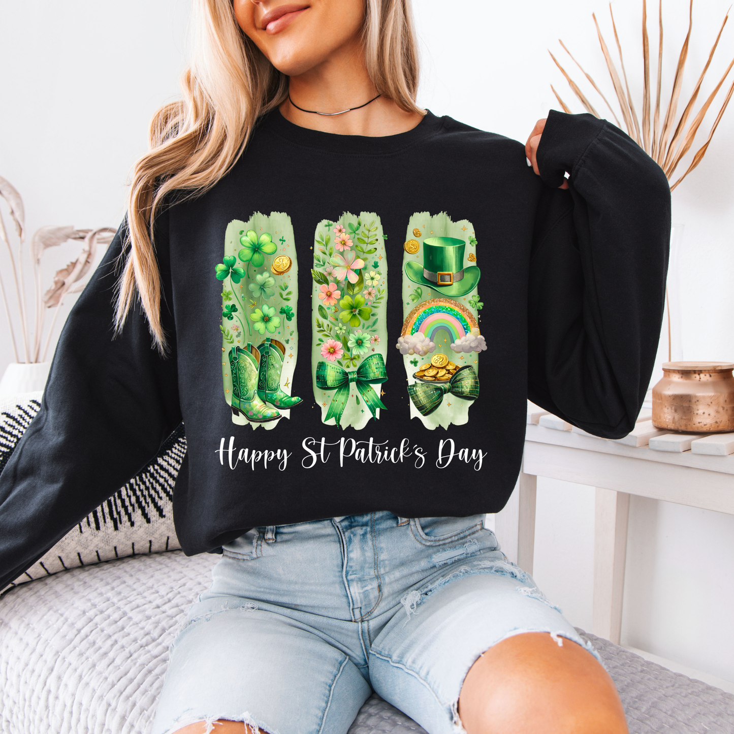Happy St Patrick’s Day Sweatshirt 🍀🌈✨
