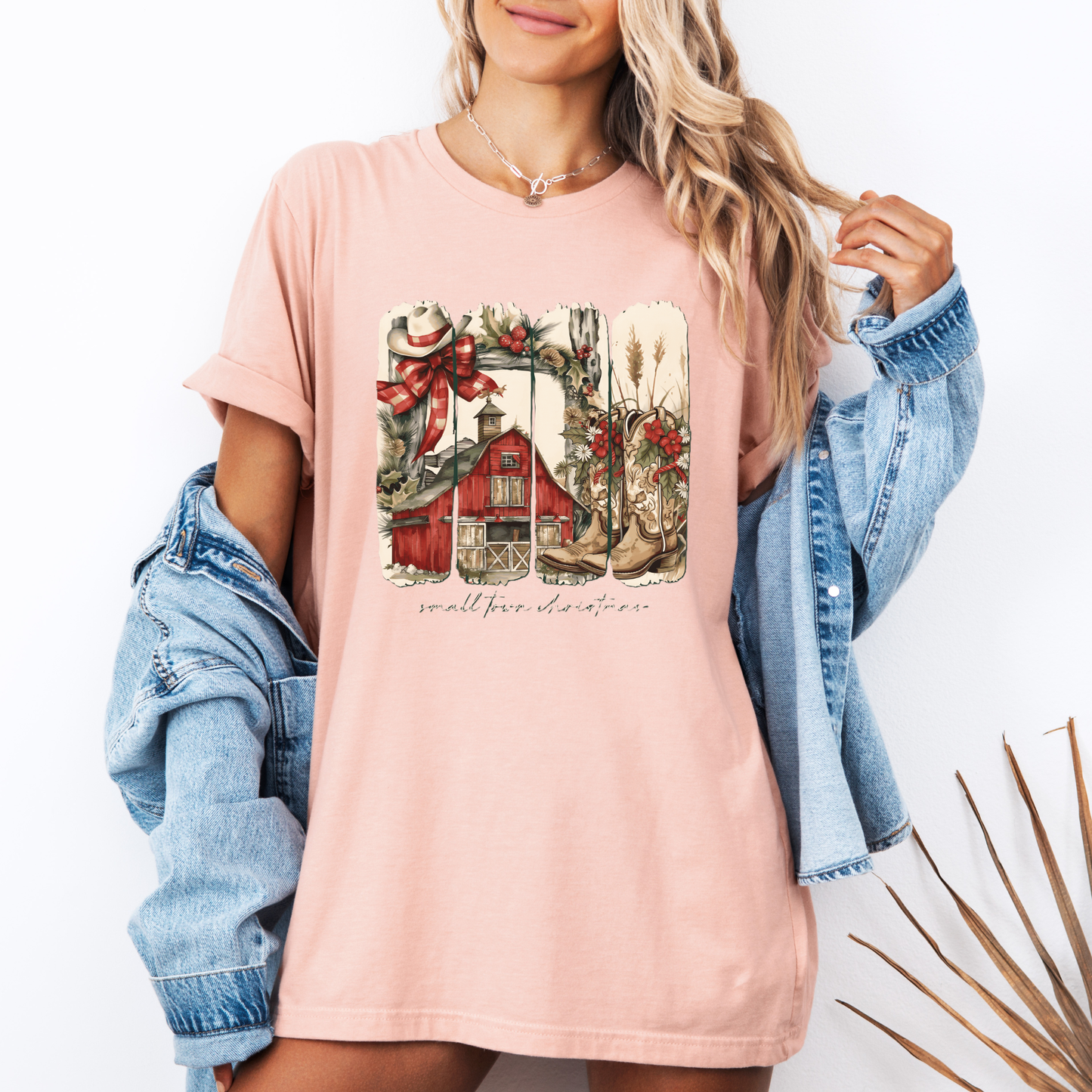 🎄🏘️ Small Town Christmas ✨ 100% Organic Cotton T-Shirt
