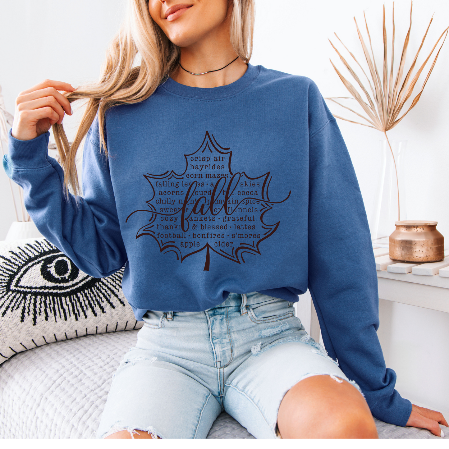 🦔🍂 Pumpkin Patch Hedgehog 🎃Cotton Sweatshirt