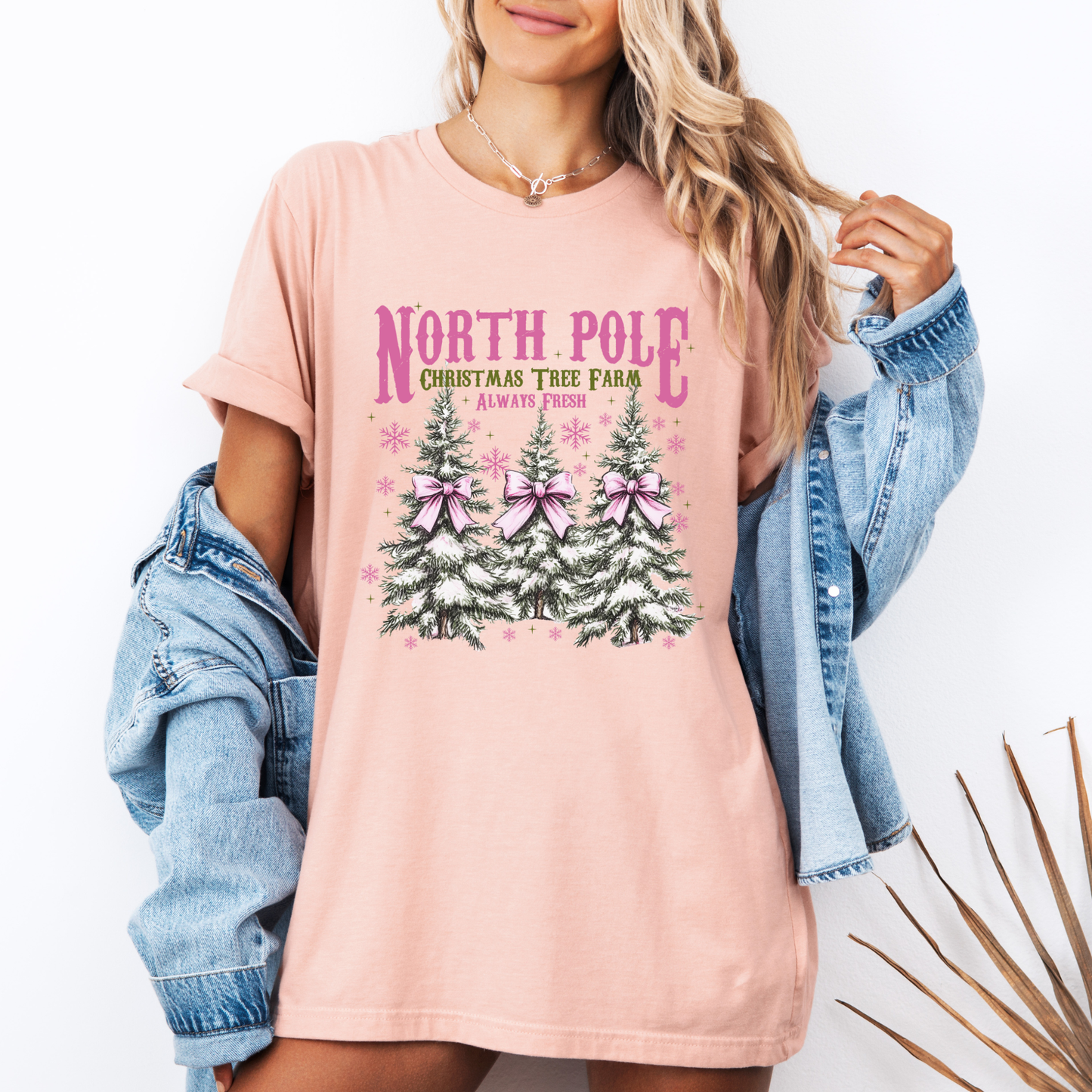 🌲❄️ North Pole Tree Farm ❄️🌲  100% Organic Cotton T-Shirt