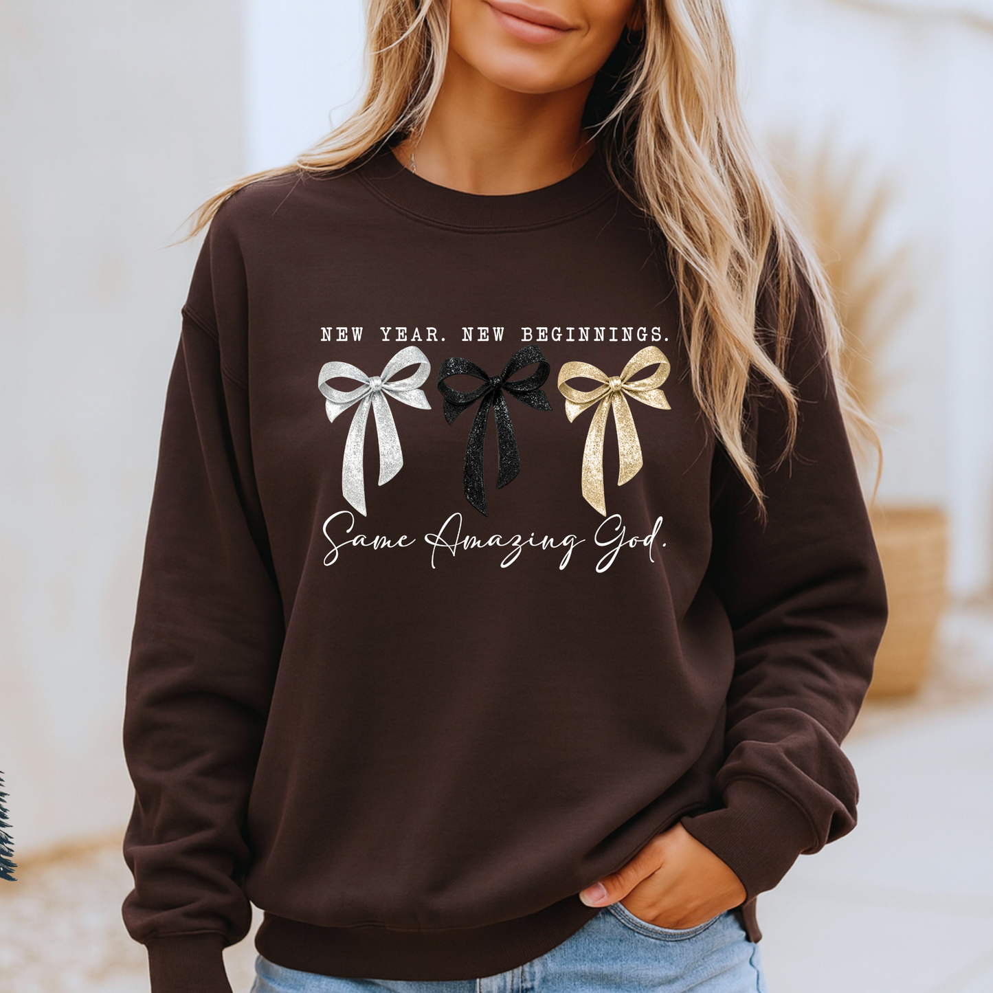 ✨ New Year New Beginnings🎀🙏 Organic Cotton Sweatshirt