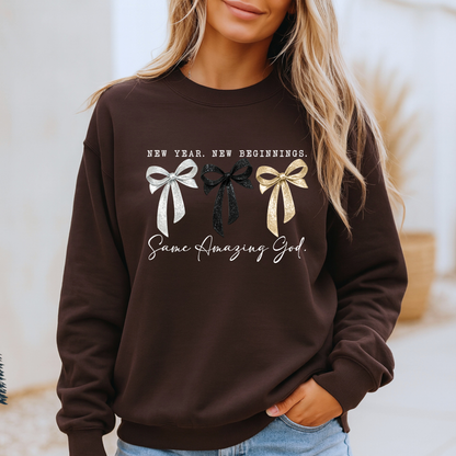 ✨ New Year New Beginnings🎀🙏 Organic Cotton Sweatshirt