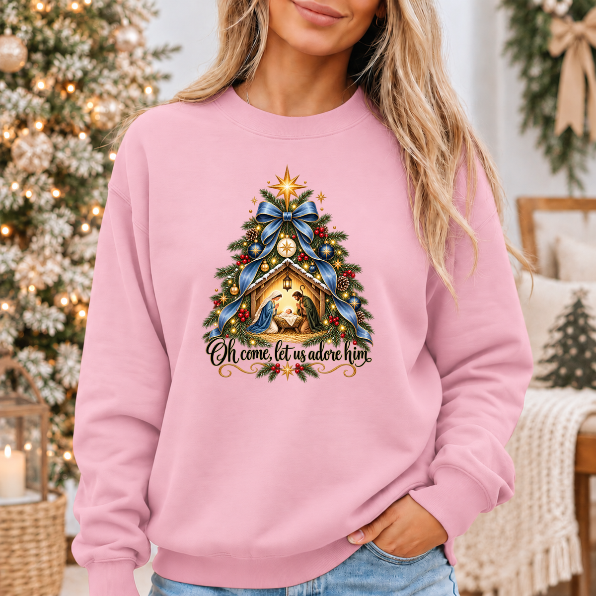 The Miracle of Christmas 🌟  Cosy Christmas Sweatshirt