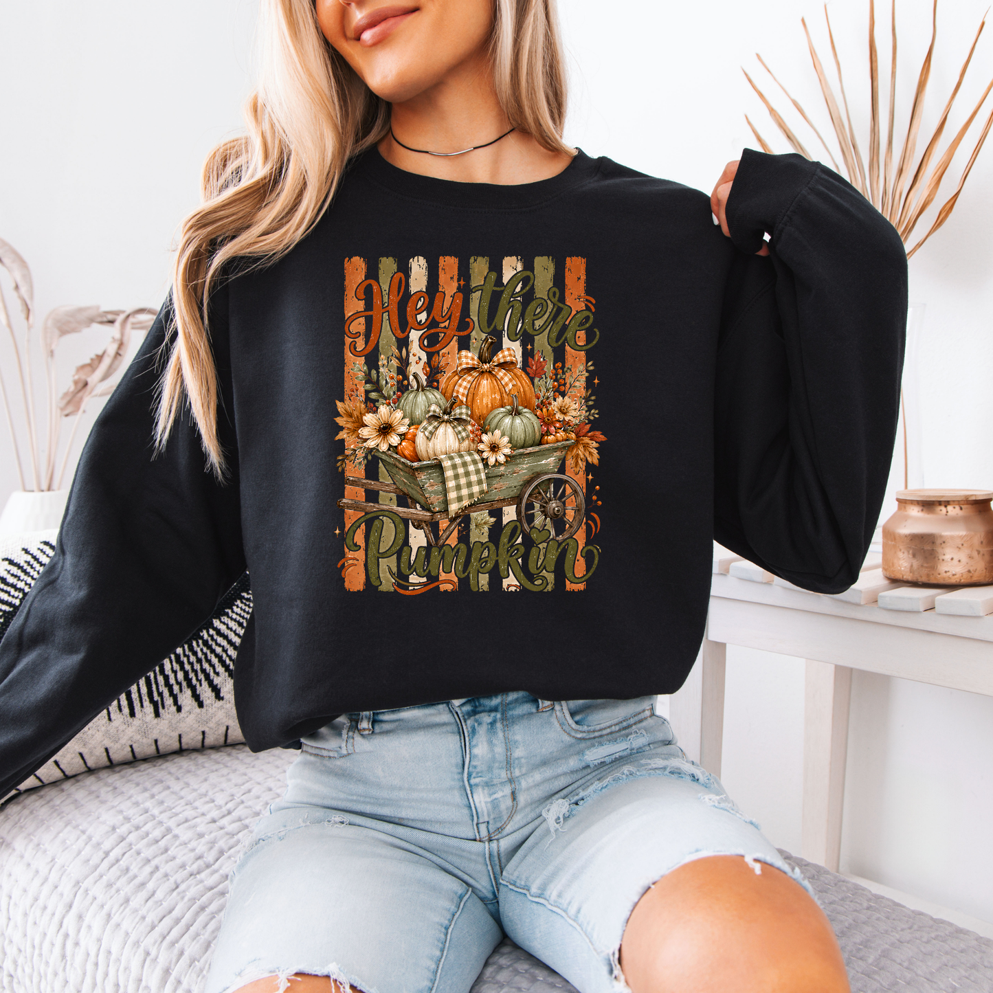 🎃 Hey There Pumpkin Autumn Sweatshirt 🍂