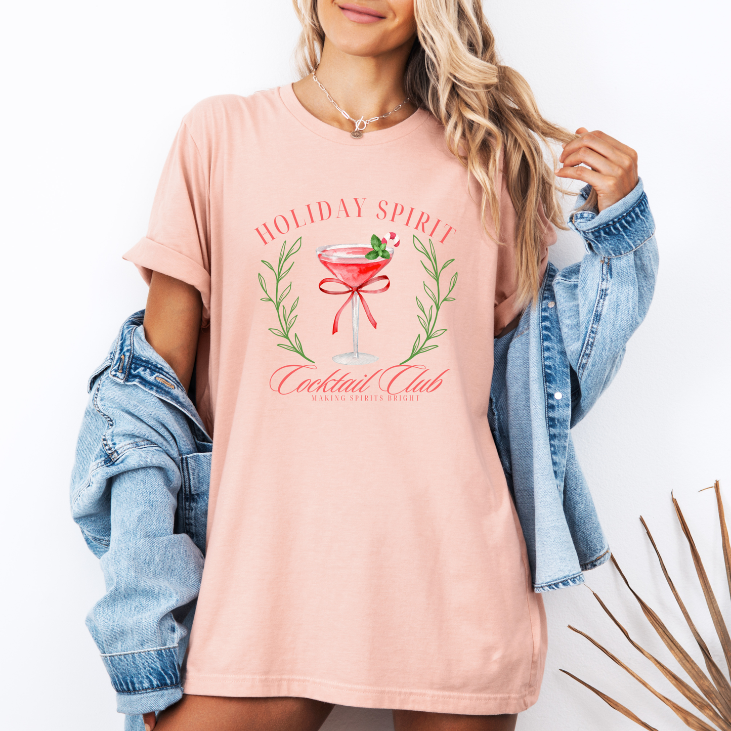 🥂🌟 Holiday Spirit Cocktail Club 🎁 100% Organic Cotton T-Shirt