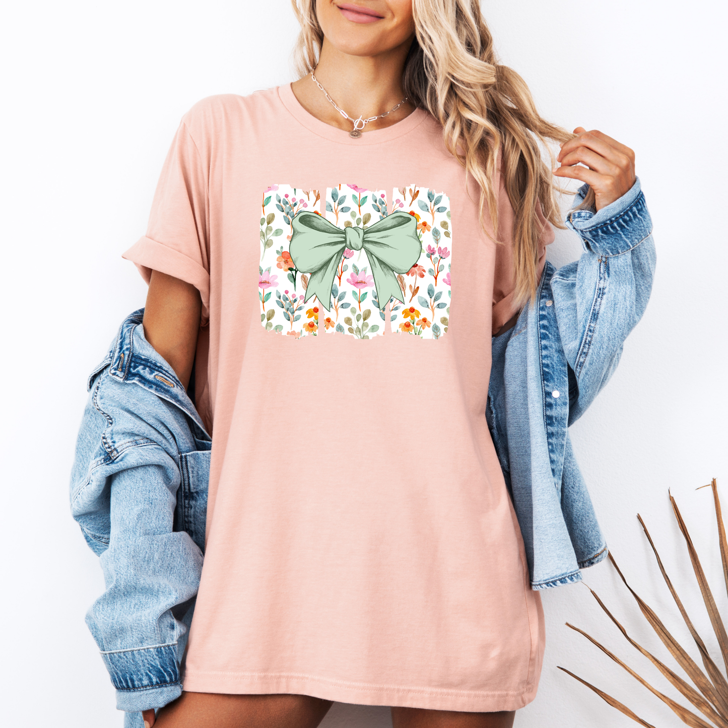 Floral Bow Aesthetic T-Shirt 🎀