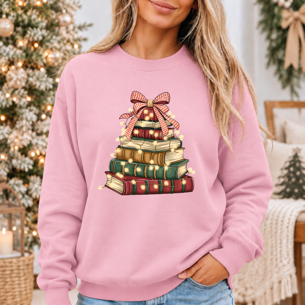 A Very Bookish Christmas 🎄📚 Cosy Christmas Sweatshirt